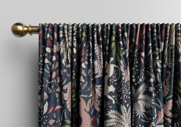 Pierre, Midnight - Made to Measure Curtains - Image 9